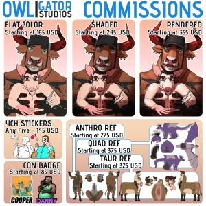 Agro Alba & Seg'Urus Moon - November Commissions Open!