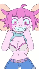 VitzyPie - Your bra strip is showing... (animated bonus)