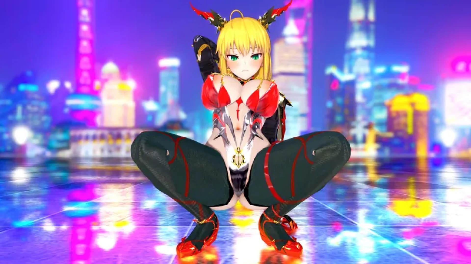 7pupu - Saber - SCREAM【Fate】4k 緋紅魔姬戰裝(限定視頻Limited Video)