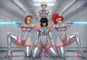 PrussianWar - S.L.U.T. Retro space girls - Ship filled with alien horrors