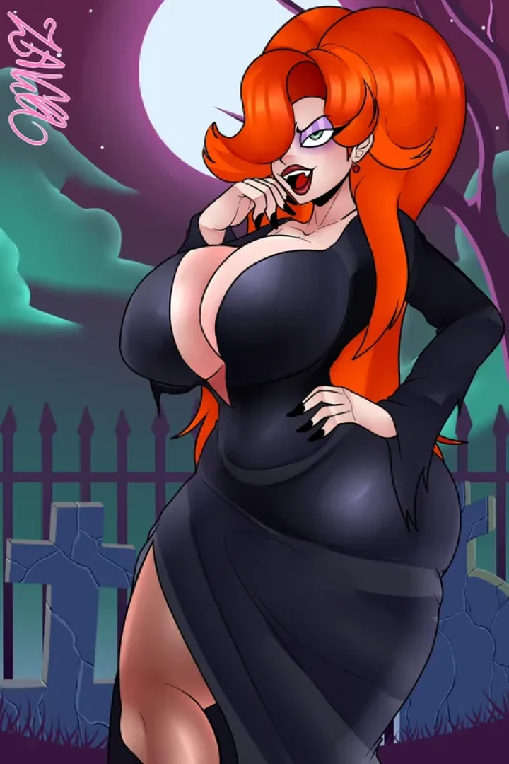 zaicomaster14 - Halloqueens 7 Jessica Rabbit (Elvira) — page 1
