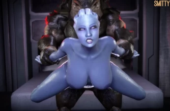Smitty34 - Liara takin Krogan backshots