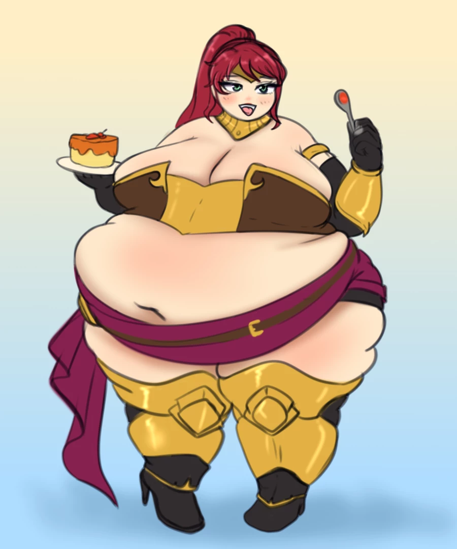 littlepieceofcake - Pyrrha Nikos from RWBY Chubbysketch 
