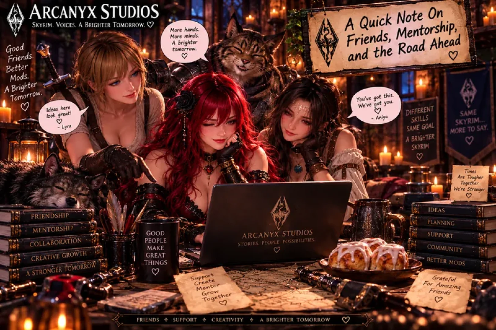 Arcanyx Studios - A Quick Note on Friends, Mentorship, and the Road Ahead