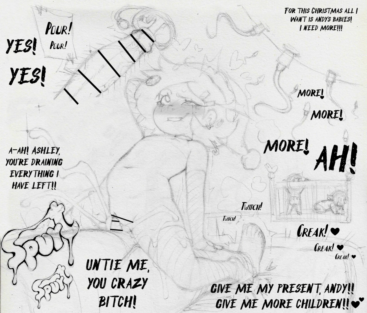 abesdrawings - Ashley's Christmas Present