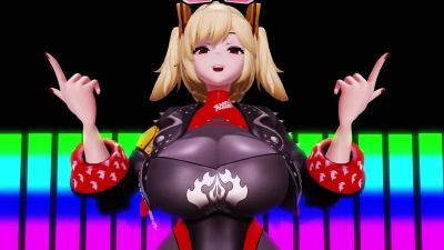 Ecchy18 - 【MMD Shorts】 Zenless Zone Zero - Burnice [Bottom Heavy] - TOKA DONKA [Youtube Version]