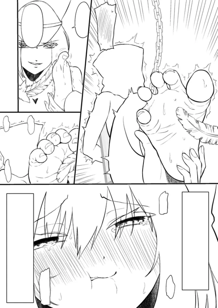 bocyo-bocyo - 【進捗】スパイ夜雨　足裏くすぐり拷問（線画③） — page 1