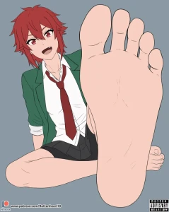 Rottenheart10 - Tomo Foot Animation - Tomo-chan Is a Girl! (Flatcolor) Wip 3