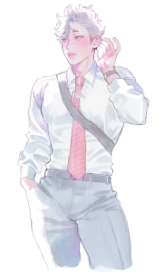 mookie000 - kenma's boyfriend doesn't wear his vest to work
