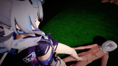 bazett - Silver Wolf Animation ( 2nd Blender project) Character change (Silver wolf) Character change (Watame Tsunomaki) part 2