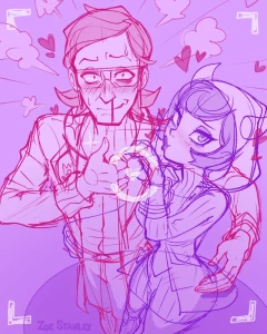 ZoeStanleyArts - July 2025 Couple WIP Pt 2