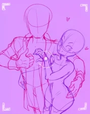 ZoeStanleyArts - July 2025 Couple Illustration Pt 2