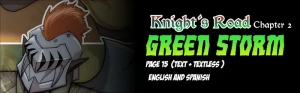 Robert silva - REWARD SENT! KNIGHT´S ROAD COMIC- CHAPTER 2 (arc 2) GREEN STORM PAGE 15