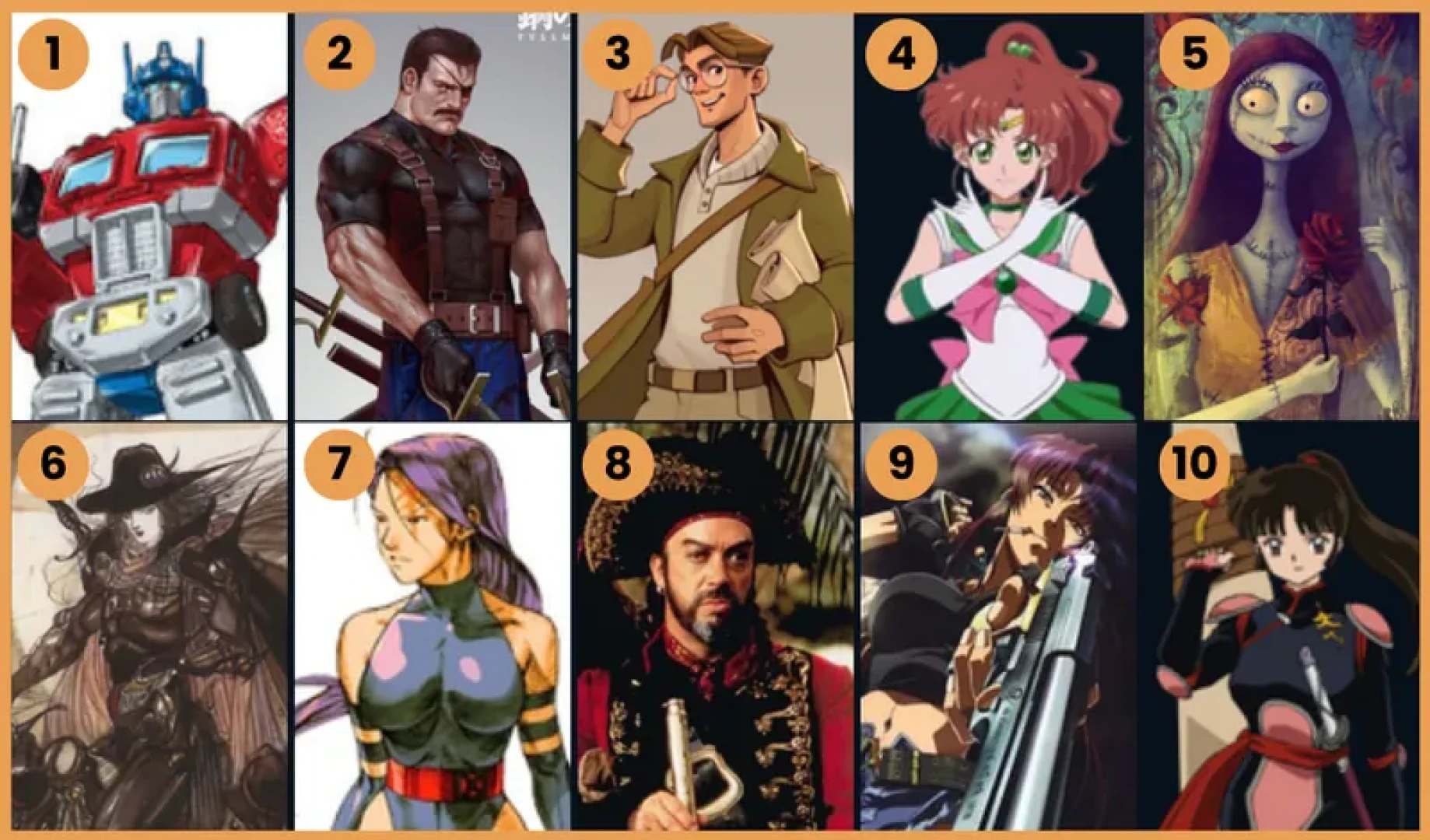 Nomnom Figures - October - Throwback Character poll