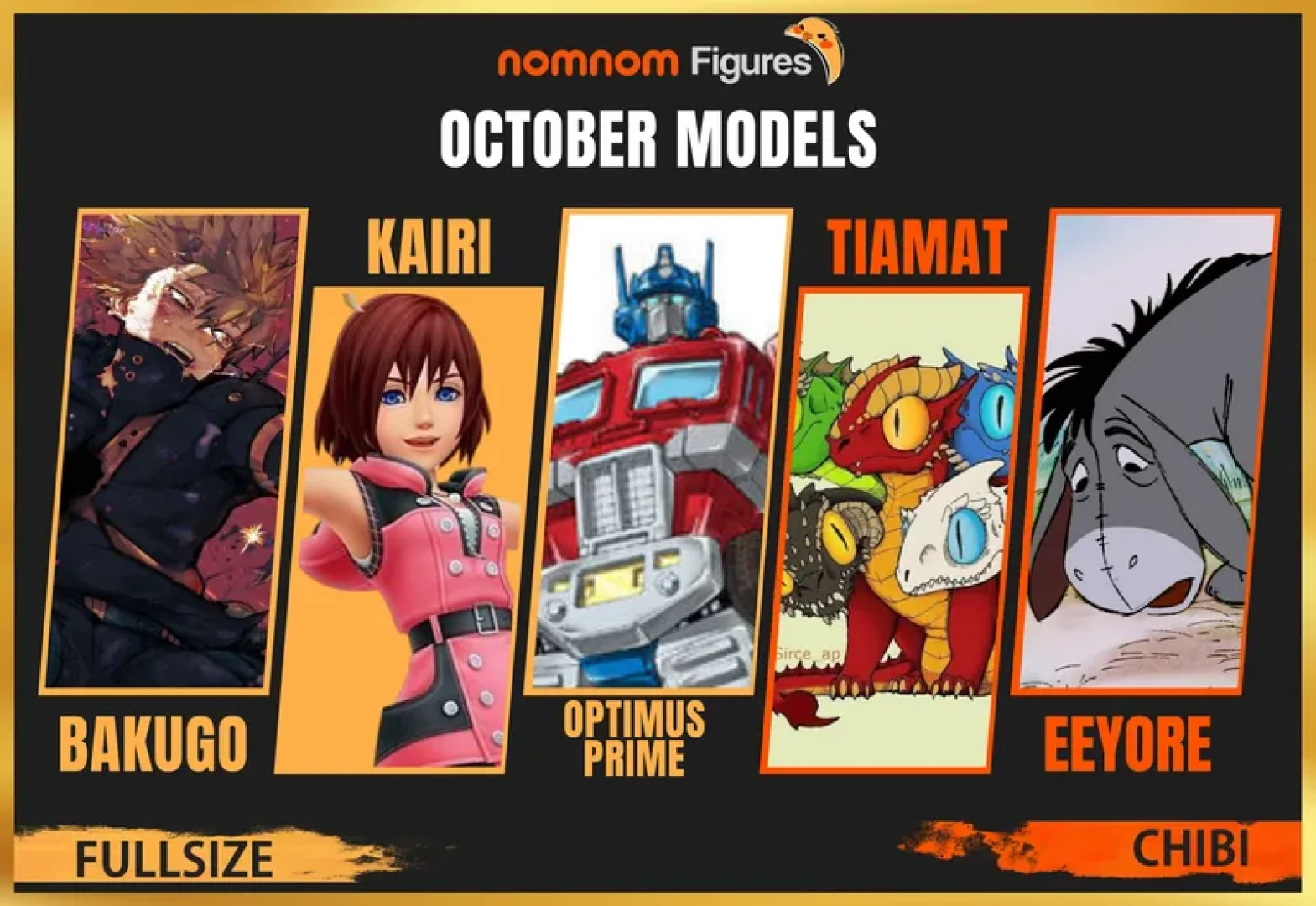 Nomnom Figures - October Character Winners!