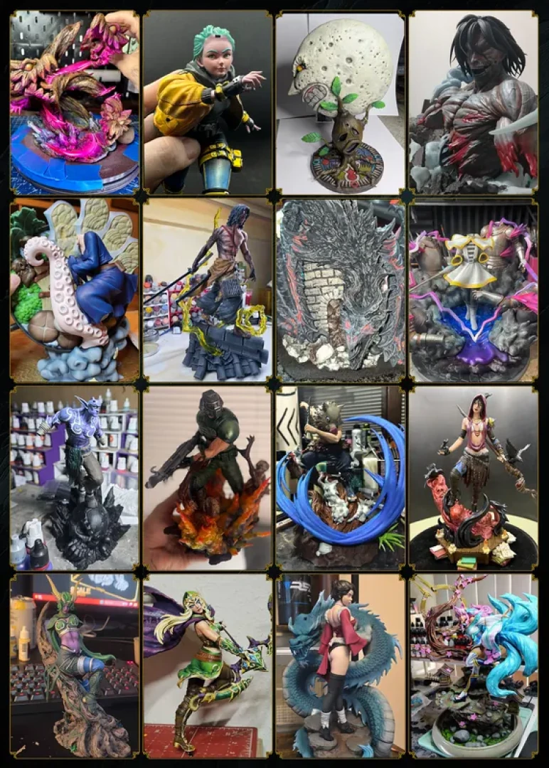 Nomnom Figures -  NomNom Figures Painting Contest: Contestant Progress Showcase