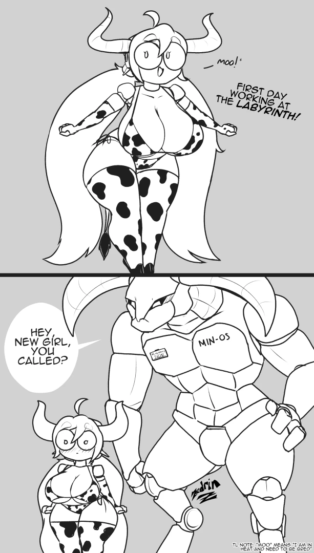 Zedrin - [nsfw, kinky] Bit's new job at The Labyrinth