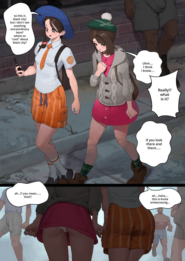 wjs07 - Gloria and Juliana visit Black city