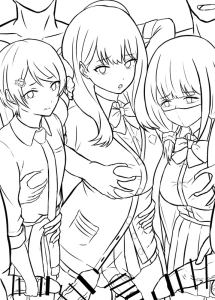 Risurero - 六花ちゃん線画イラストのまとめ/　A Collection of Line Art