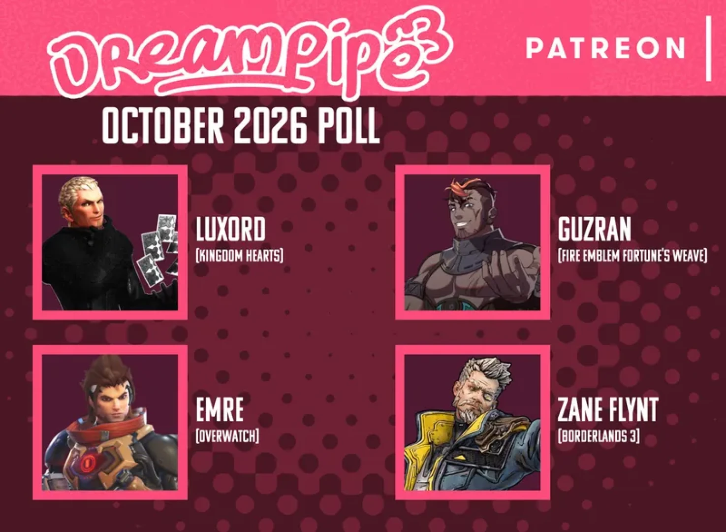 DREAMPIPE - POTM POLL: October 2026