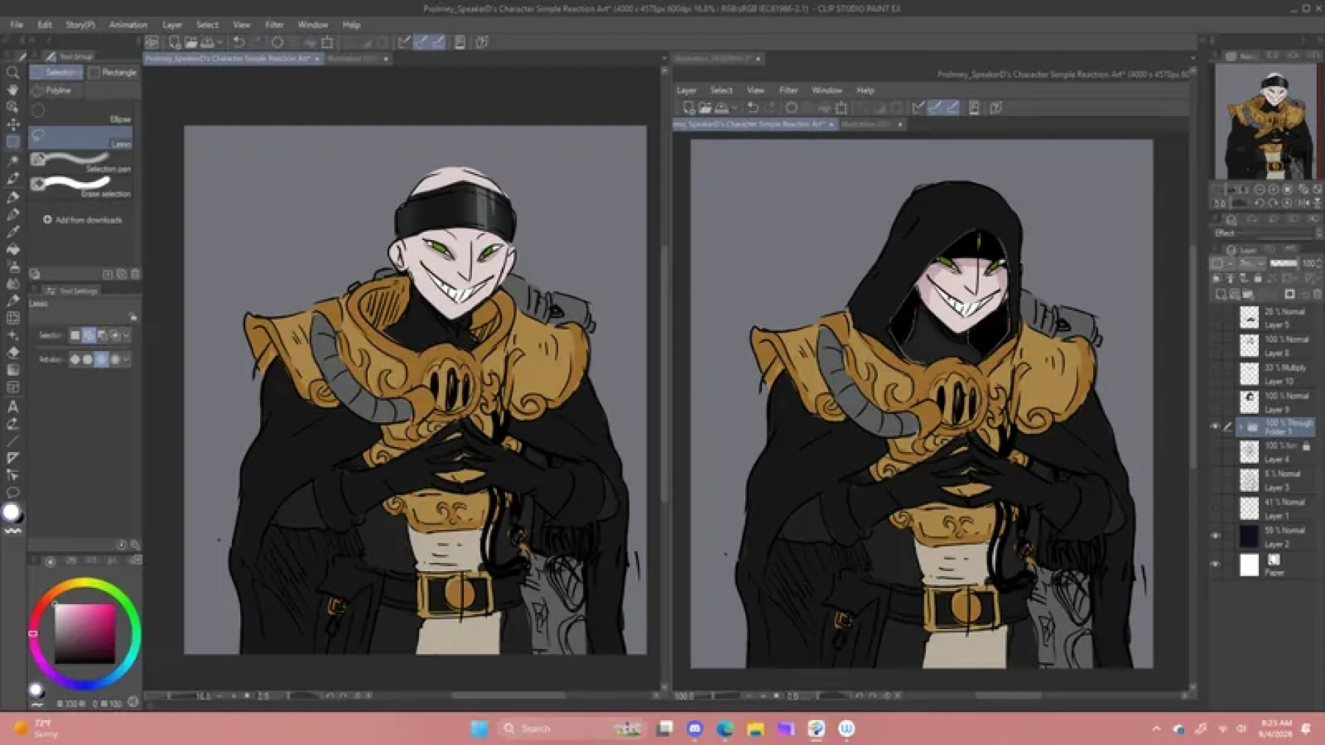 Narrative Declaration - WarHams: Second Edition - Speaker D's Character Art WIP