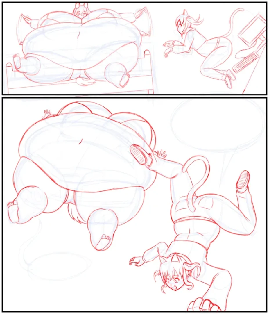 Unmenesconicido36 - August Without Gravity pag 3 Sketch
