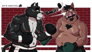 Hunterhusky - Draw'tober Day 15