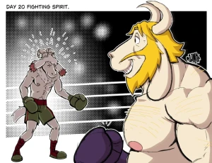 Hunterhusky - Draw'tober Day 20