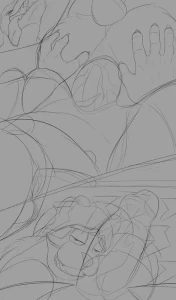 Unknowinglytea - GlamrockFreddy x Monty (WIP 2)