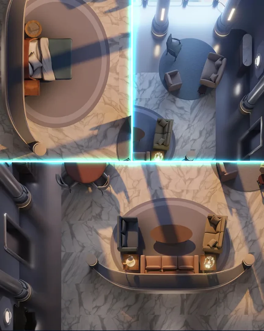 MoonlightMaps - Upper Levels Apartment