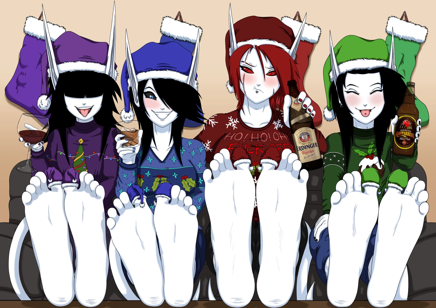 DazidentEvil - A white Elf Christmas Exclusive