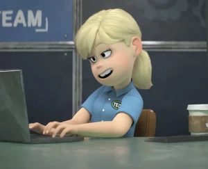 TheNeverWere - Animation wip: tech girl