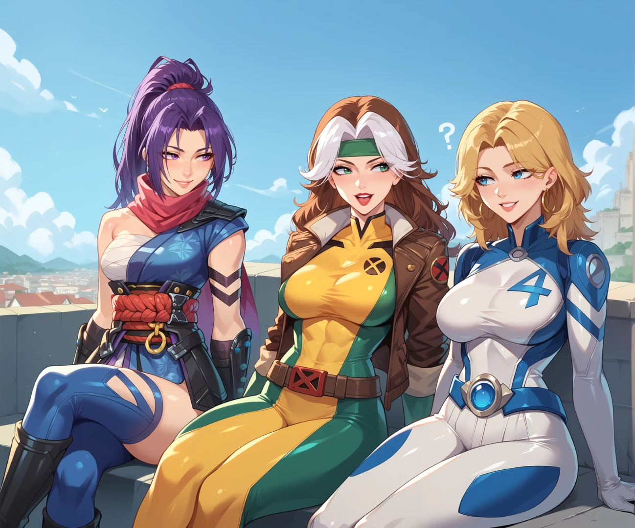 Wanila - Rogue x Sue Storm & Psylocke