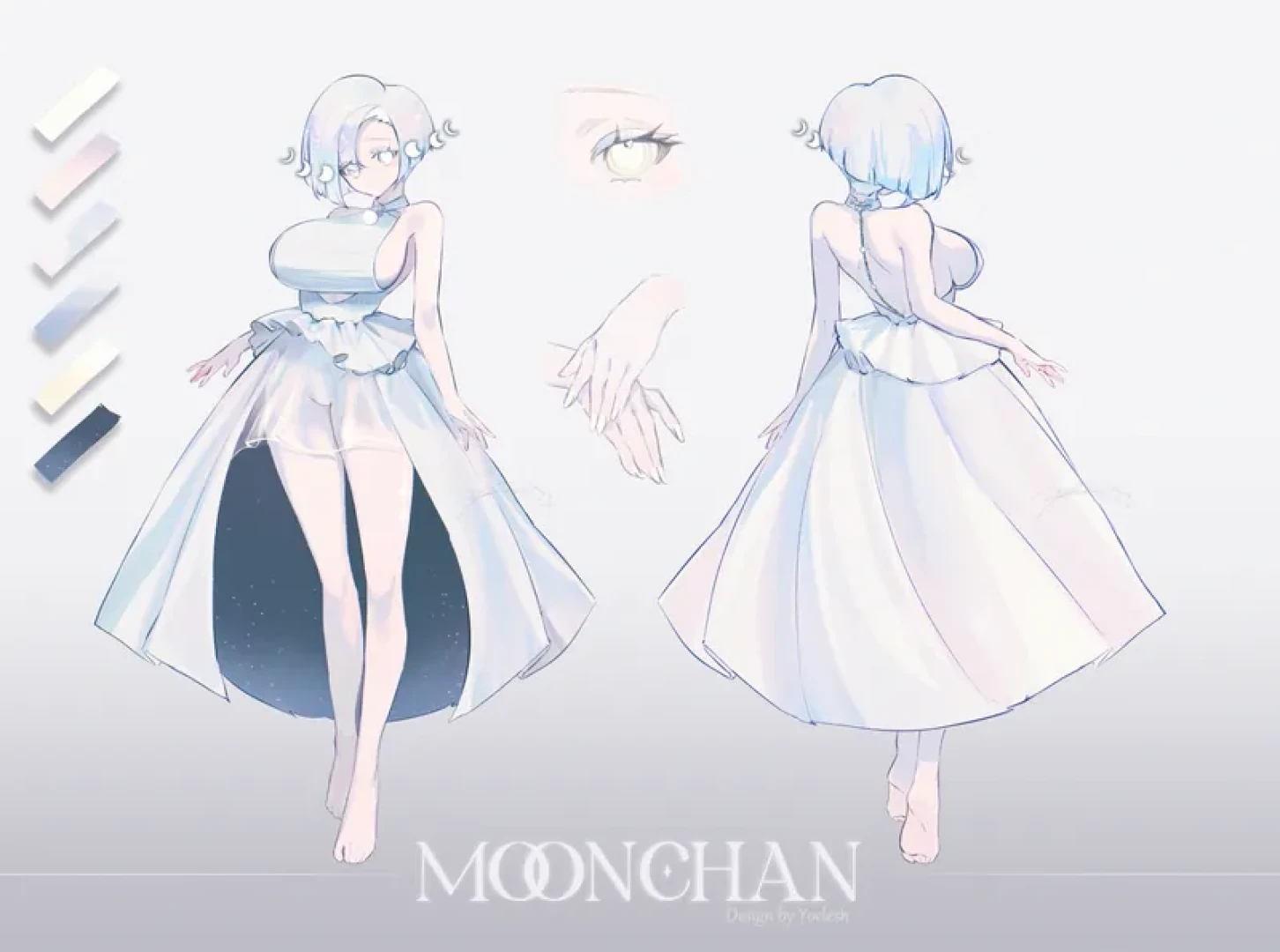 Yoclesh - MOON CHAN  REF SHEET — page 1