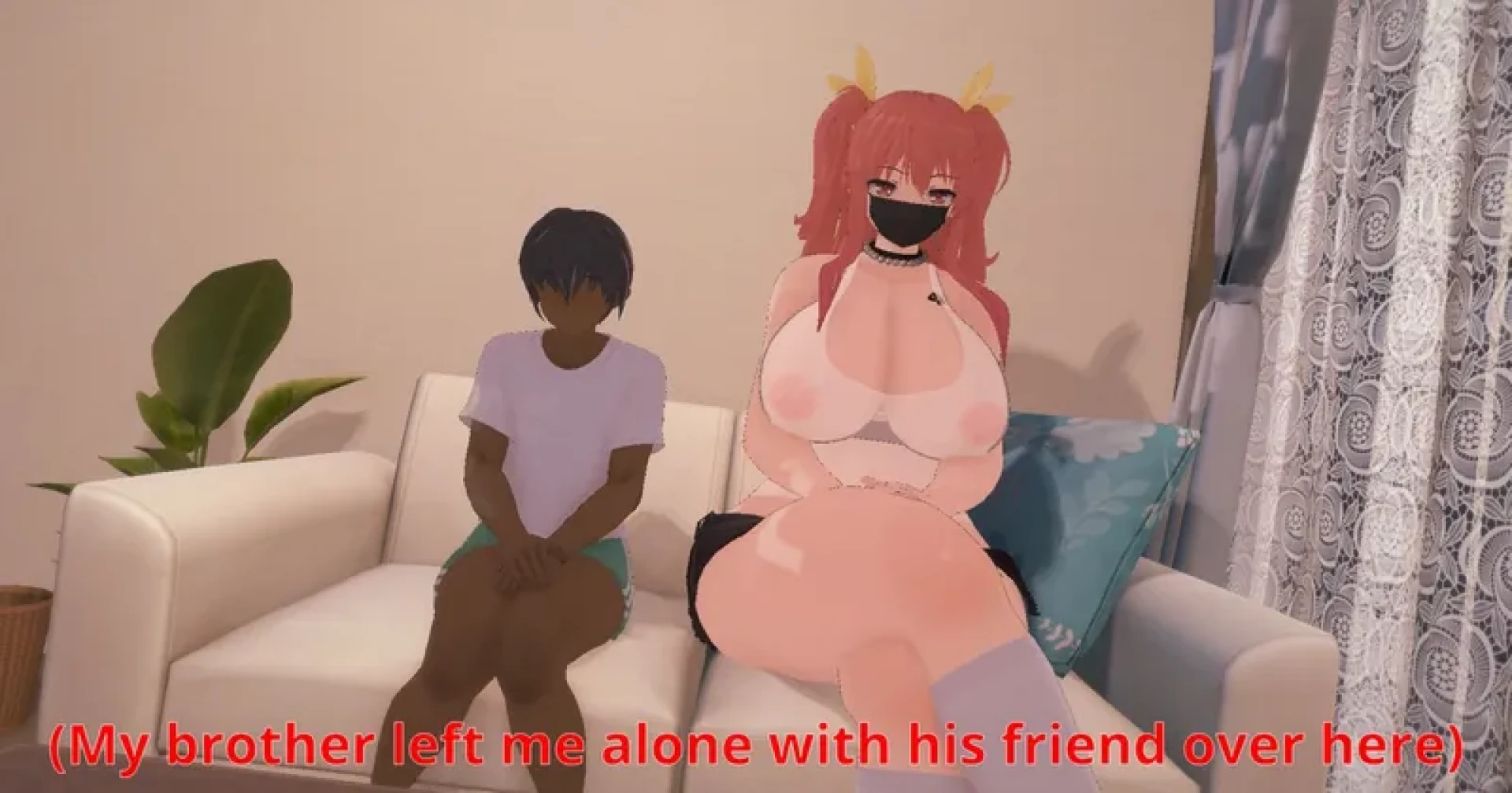 StellaFan - Stella Vermillion alone with her brother's friend