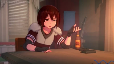 Anna Anon - Vault Girl Optional Nude Animation