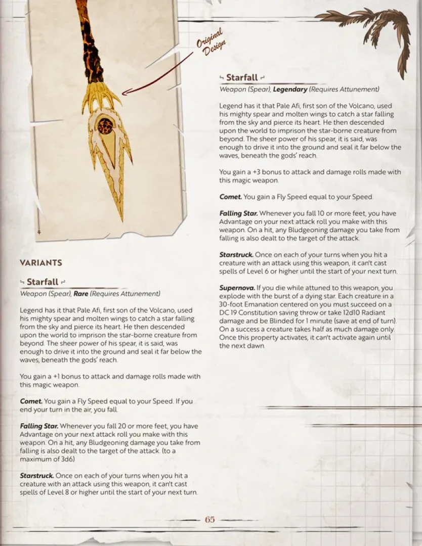 monkeydm - Starfall - A Weapon Forged From the Stars [Arcane Archeology]
