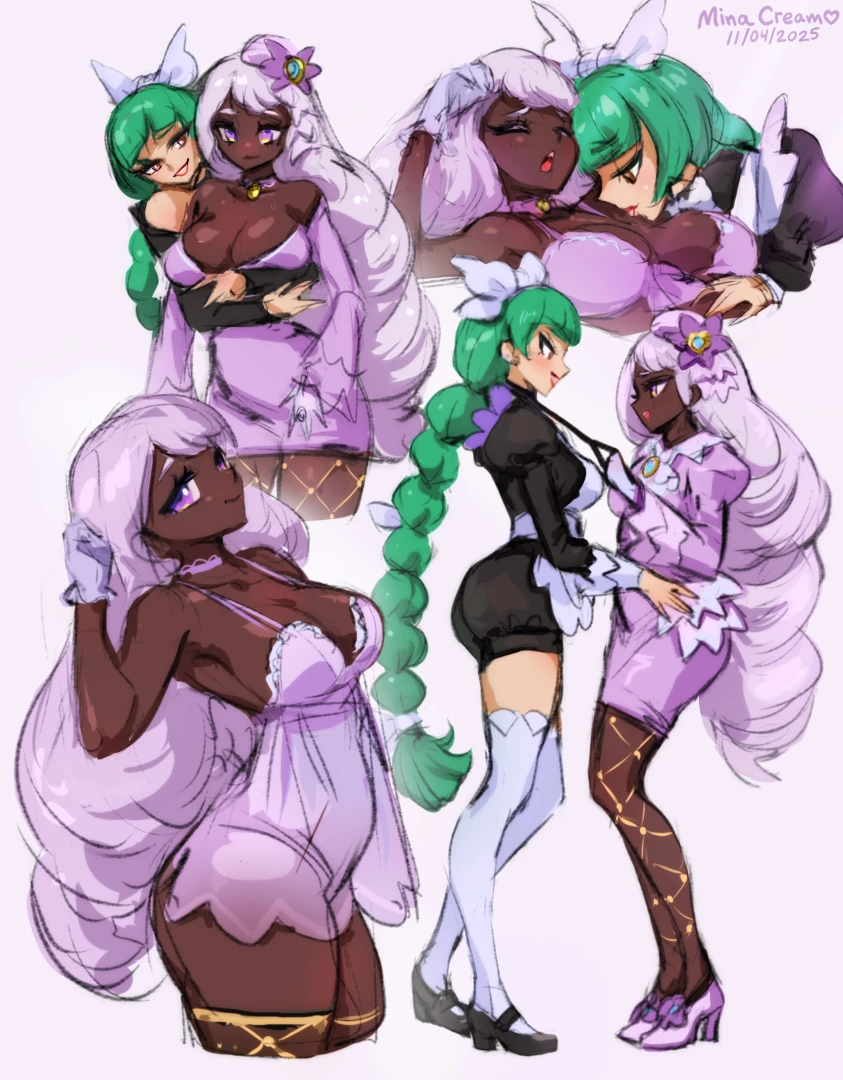 minacream - Daily Sketch 97 - Jacinthe x Lebanne