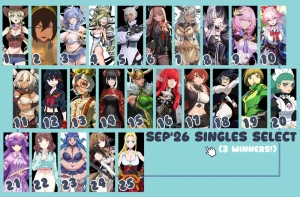 softservice - sep26 singles poll