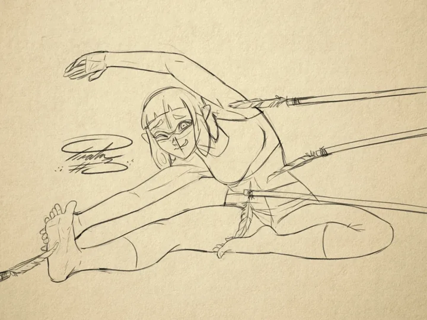 Pirata No 3 - Aralin Lox Clean Sketch WIP