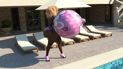 mrphoenyxx - Pinups - Kusha Relaxing MansionPool 4k part 2