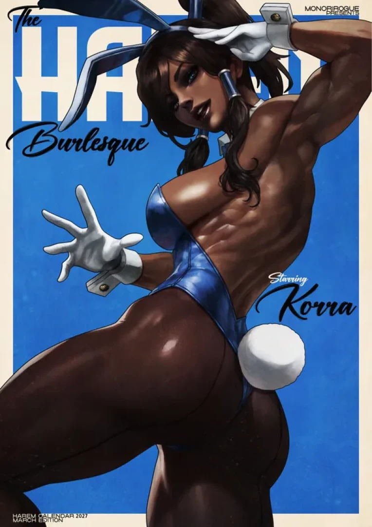 monorirogue - 2027 HAREM Calendar - Korra — page 1