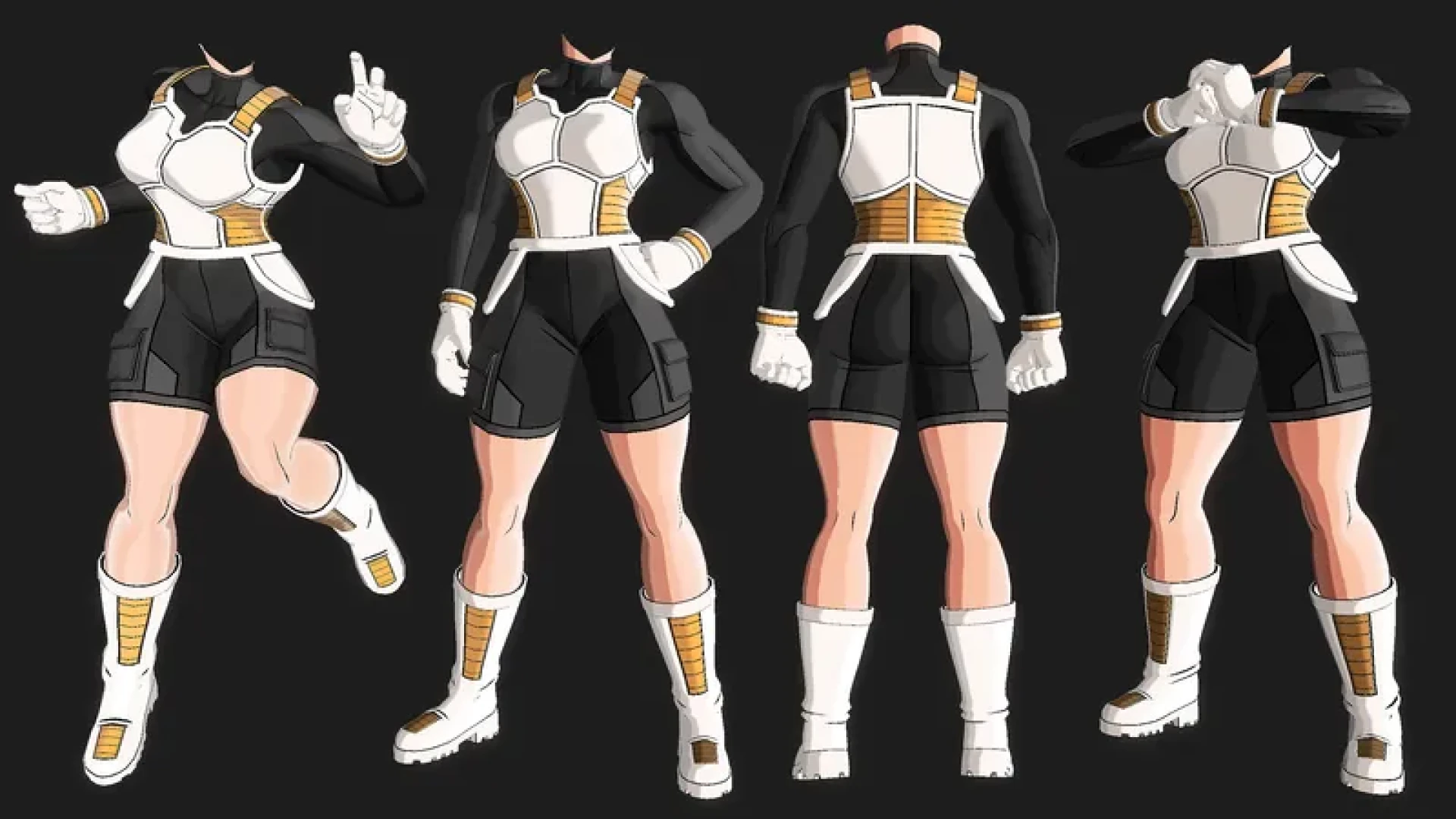 StyleGogeTa - WORK IN PROGRESS – BLACK OPS SAIYAN GEAR [HUF/SYF] part 2