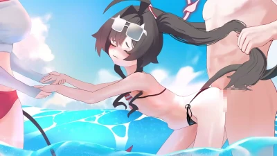 RRonin - [L2D] Swimsuit Kasumi | Full Animation + Loops  part 3