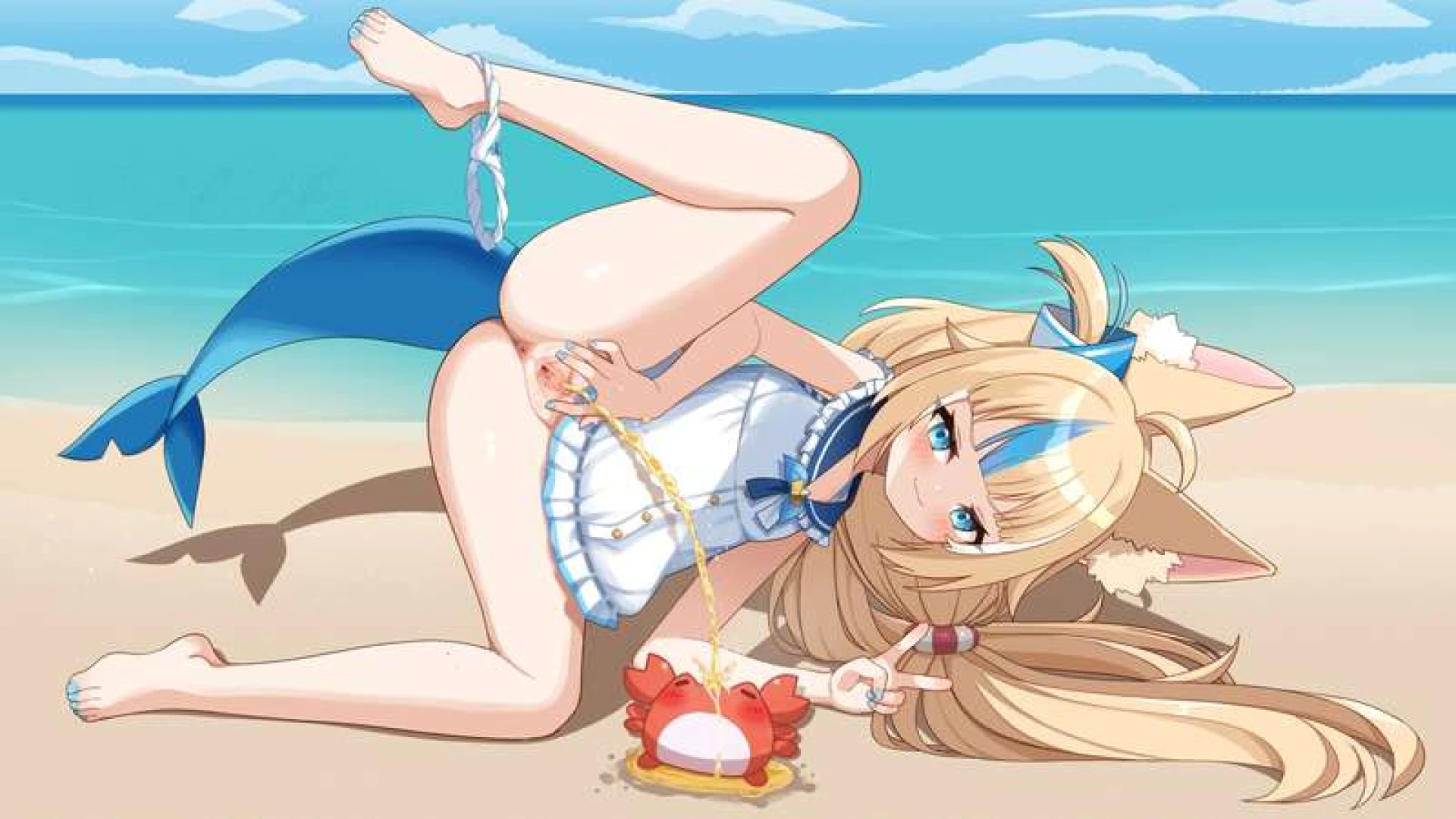 狛姫りあ - sabaちゃんくぱぁおしっこ