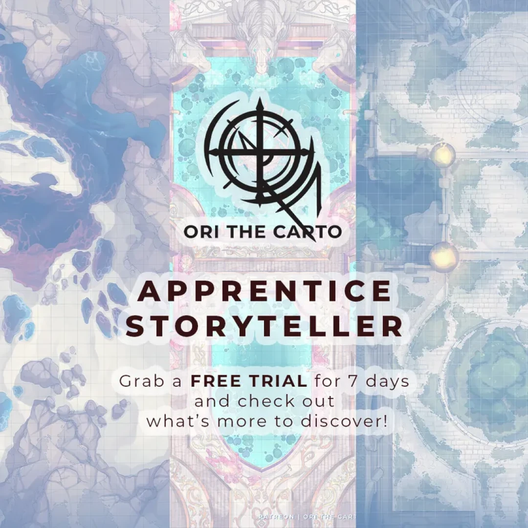 Ori The Cartographer - FREE TRIAL for Apprentice Storyteller + New ASSETS' Tier