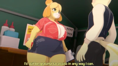 omegaozone - Isabelle and Marshal Animation WIP4
