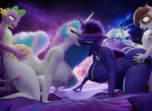 Hoovesart - Sun & Moon Came Together v1 "Picture commission"