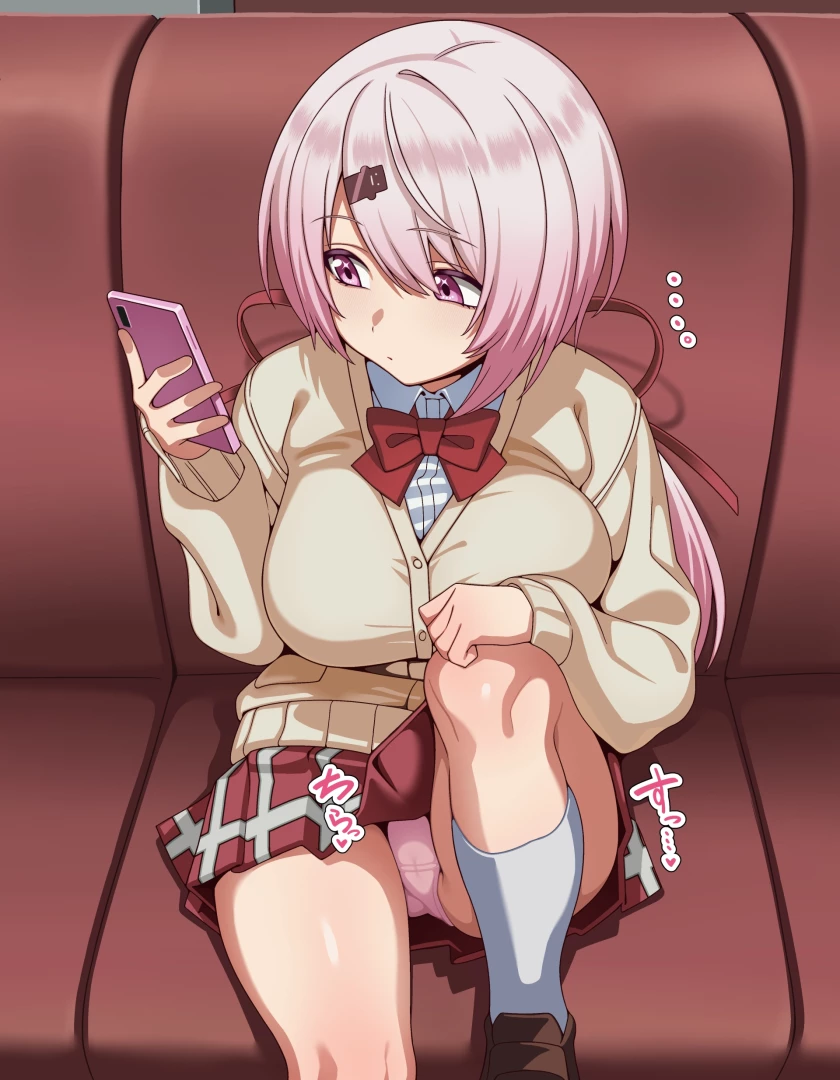 ひよこの名産地 - 【sinyik 電車内 勃起バレ 見抜き 台詞付きCG集】28枚(差分14枚+テキスト無し14枚)