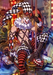 cabaretbara - Cabaret Bara Halloween Costume Contest - Cullen as a Psycho, Killer Clown (SFW)